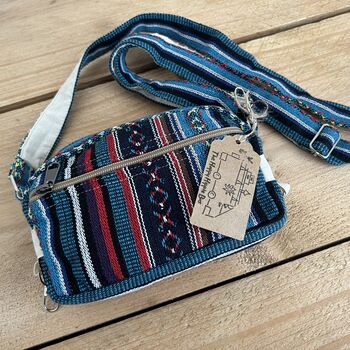 Mini Striped Bohemian Shoulder Bag, 5 of 12