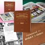 Leicester City Personalised Football Gift Foxes Newspaper History Book, thumbnail 6 of 12