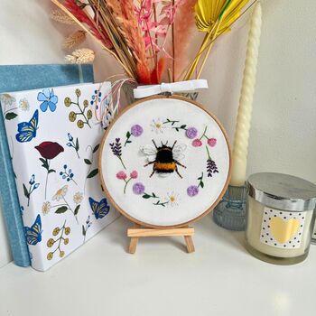 Stumpwork Bee Embroidery Kit, 4 of 7