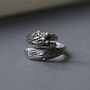 Sterling Silver Fox Ring, thumbnail 3 of 4
