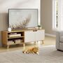 Tv Stand Cabinet For 65 Inch Tv Adjustable Shelves, thumbnail 3 of 12