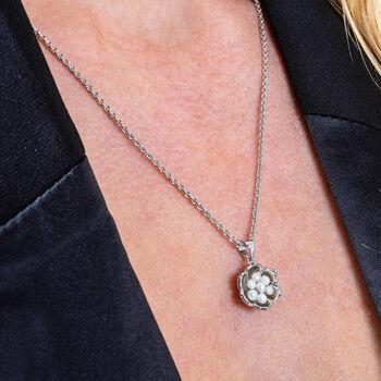 Royal Pearl Flower Pendant, 2 of 12