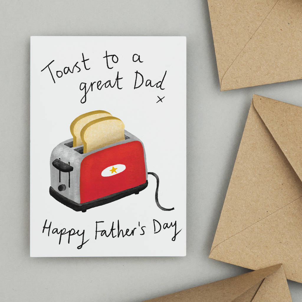 Toaster Funny Father's Day Card, 1 of 2
