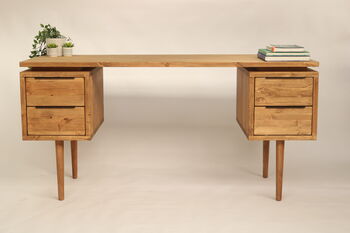 Margot Desk – Large Desk In A Mid Century Style, 3 of 9