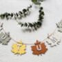 Autumn Bunting Wooden Autumnal Home Decoration Garland, thumbnail 5 of 9