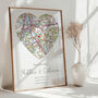 Personalised Map Print Ordnance Survey Landranger UK Edition, thumbnail 3 of 12