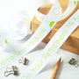 Thank You Teacher 25mm Personalised Printed Ribbon, thumbnail 2 of 8