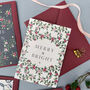 Merry Nouveau, 'Merry And Bright' Christmas Card, thumbnail 2 of 2