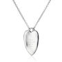 Personalised Silver Heart Quote Necklace, thumbnail 4 of 8