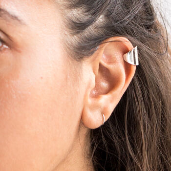 Sterling Silver Large Polished Ear Cuff, 2 of 6