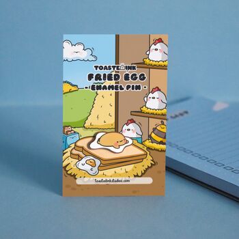 Fried Egg Enamel Pin | Cute Pin Badges, 5 of 6