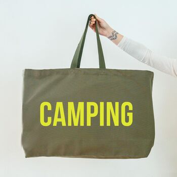 Really Big Camping Bag. Oversized Tote, 3 of 8