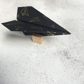 Foiled Paper Plane, Personalised Christmas Card, 4 of 7