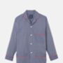 Men's Winchester Stripe Crisp Cotton Pyjamas, thumbnail 2 of 3