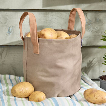 Set Of Two Khaki Garden Storage Bags, 3 of 6