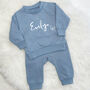 Butterfly Baby Kids Personalised Sweatshirt Jogger Set, thumbnail 4 of 7