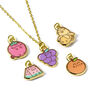 Pusheen The Cat Multi Charm Fruits Themed Necklace Set, thumbnail 1 of 2