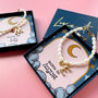 Personalised Pearl, Initial And Birthstone Bracelet, thumbnail 3 of 11