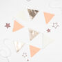 Rose Gold And Peach Felt Bunting, thumbnail 3 of 3