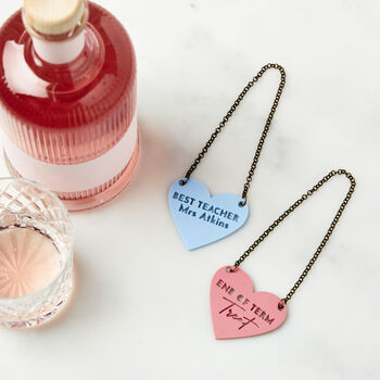 Personalised Teacher Bottle Tag Gift, 2 of 6