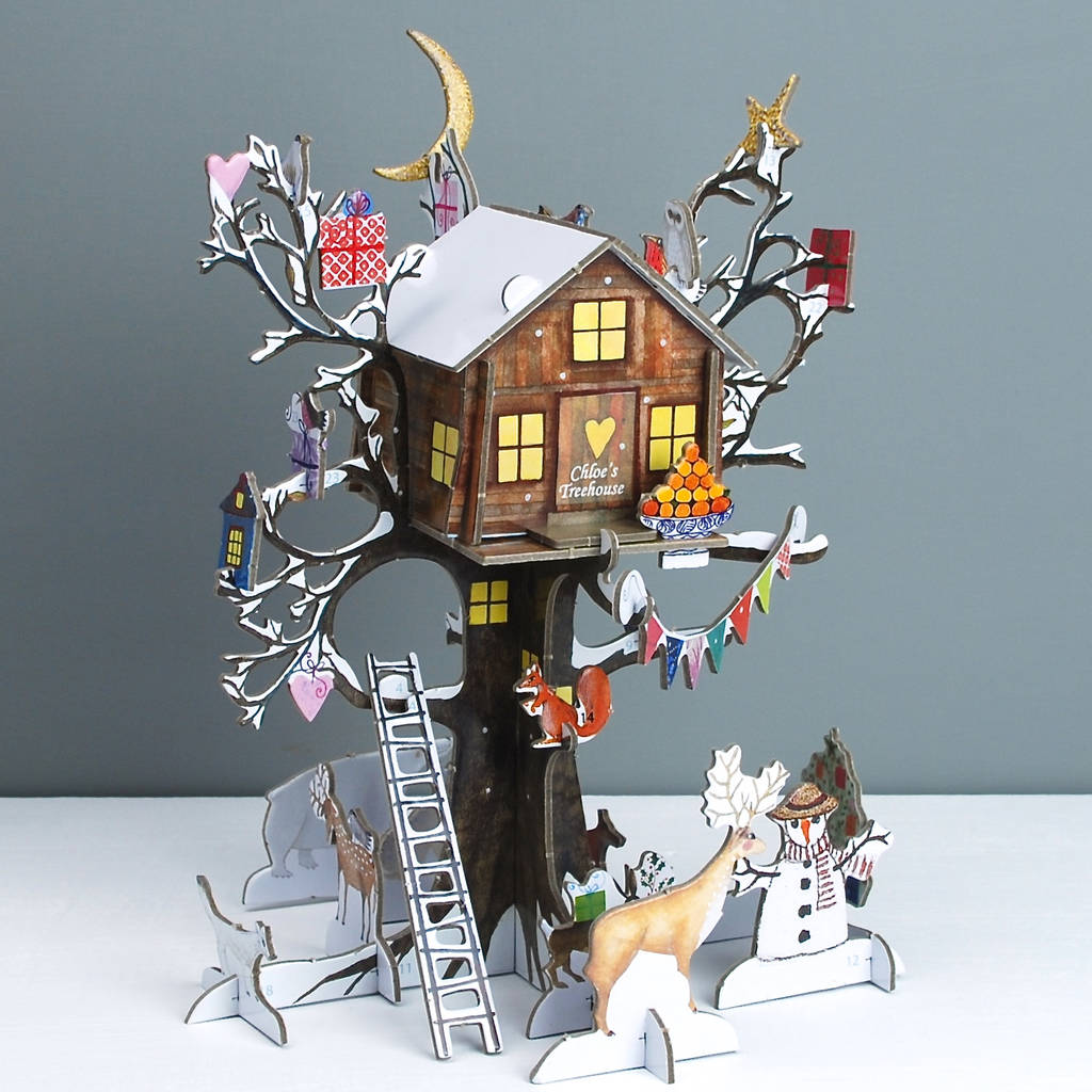 Personalised Treehouse Advent Calendar Pre Order By Penelopetom 