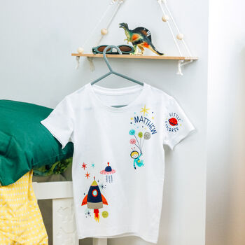 Children's Personalised Space Explorer T Shirt, 5 of 11