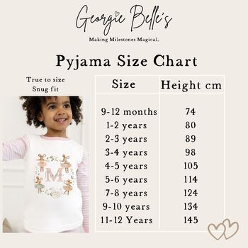 Girls Personalised Lilac Unicorn Pyjamas, 8 of 10