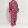 Men's Pyjamas Soft Red Tartan Flannel, thumbnail 1 of 4