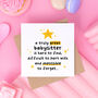 'Truly Great Babysitter' Thank You Card, thumbnail 2 of 2