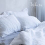 King Size Linen Bedding Set Linen Pillowcases, thumbnail 12 of 12