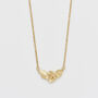 Poppy Anemone Gold Chain Necklace, thumbnail 3 of 8