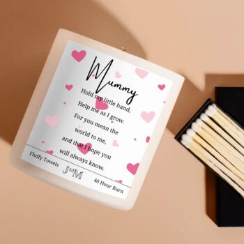 Mother's Day Poem Candle For Mummy, Gift Set For Mother's Day, 2 of 6