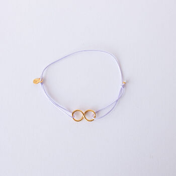 Gold Infinity Bracelet, Assorted Colours, 7 of 9