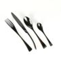 Munich Black Stainless Steel Cutlery Sets X16/24 Pieces, thumbnail 5 of 6