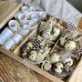 Handmade Miniature Nests With Real Blown Quail Eggs, thumbnail 4 of 9