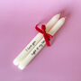 Personalised Love Letter Hand Painted Candle Sticks, thumbnail 7 of 10