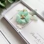 Handmade Wedding Money Wallet Mint Green And White, thumbnail 4 of 7