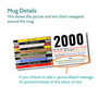 Personalised 25th Birthday Gift Mug Of Music 2000, thumbnail 4 of 6