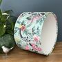 Pale Green Bold Floral Velvet Lampshades, thumbnail 5 of 9