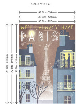'Paris' Art Print, 6 of 7