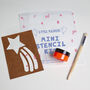 Peace Sign Mini Fabric Ink Stencil Kit, thumbnail 8 of 12