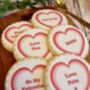 Personalised Valentine’s Biscuit Gift Box – Letterbox Friendly, thumbnail 5 of 6