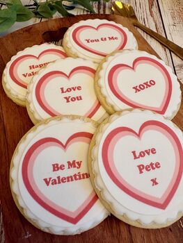 Personalised Valentine’s Biscuit Gift Box – Letterbox Friendly, 5 of 6