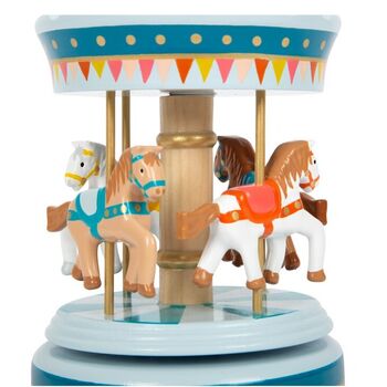 Wooden Carousel Music Box, 2 of 9