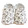 Milk + Black Cotton Slippers For Babies And Toddlers, thumbnail 3 of 4