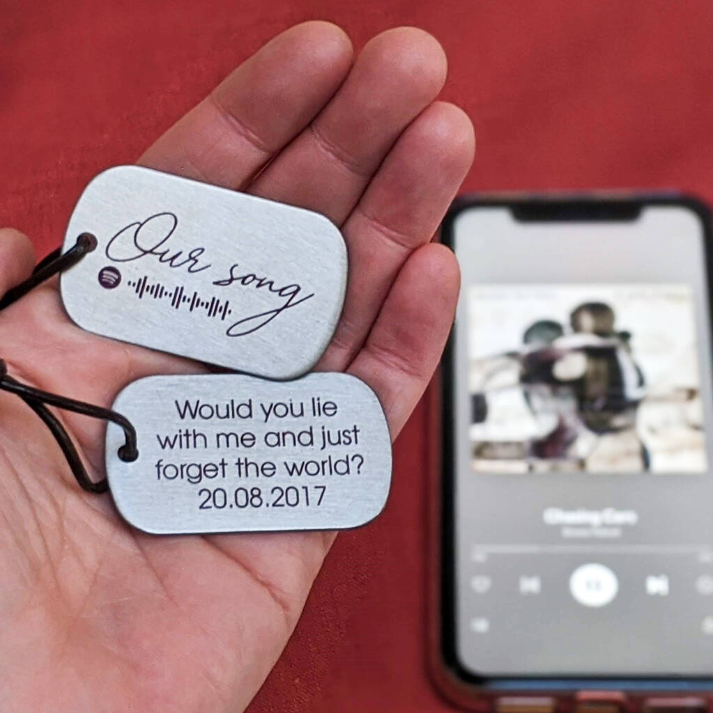Any Song, Personalised Spotify Keyring, 1 of 7