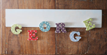 Personalised Children's Wooden Name Plaque, 2 of 6