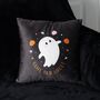 Halloween Ghost Square Cushion Same Old Sheet, thumbnail 1 of 4
