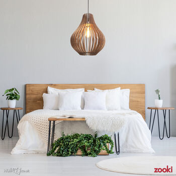 Zooki Nine 'Sol' Wooden Pendant Light, 7 of 8