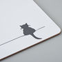 Cat Coasters, Set Of Four, thumbnail 7 of 7
